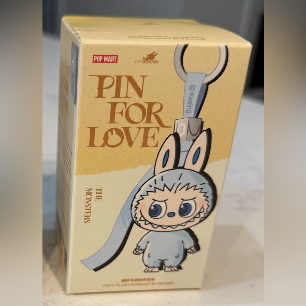 100% Authentic Pop Mart Labubu Pin for Love A-M Blind Box